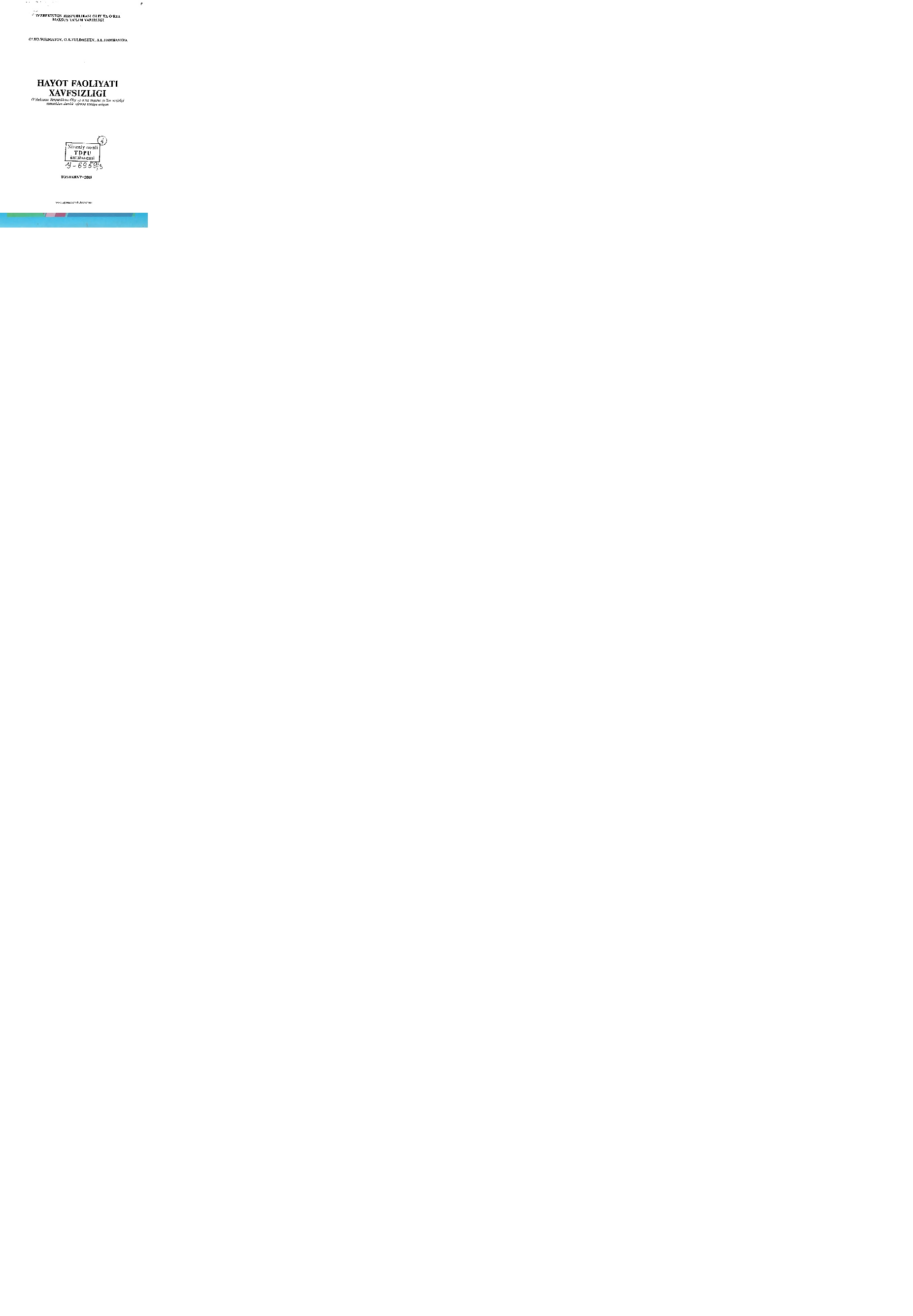 24gyoyormatovvaboshqalarhayotfaoliyatixavfsizligidarslik2009.jpeg